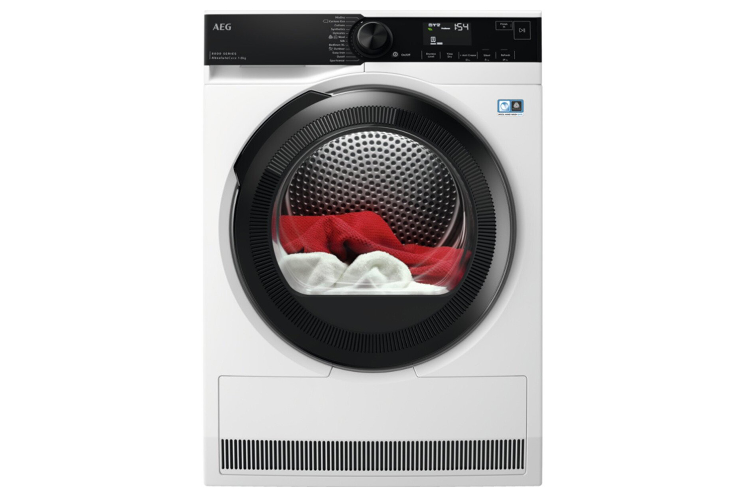 AEG 8000 Series 8kg Freestanding Condenser Dryer TR848P4B Ireland