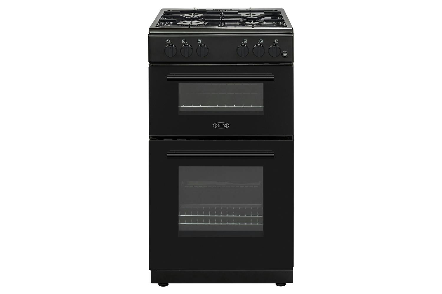 Belling 50cm Double Oven Gas Cooker | BFSG51TCBKNG
