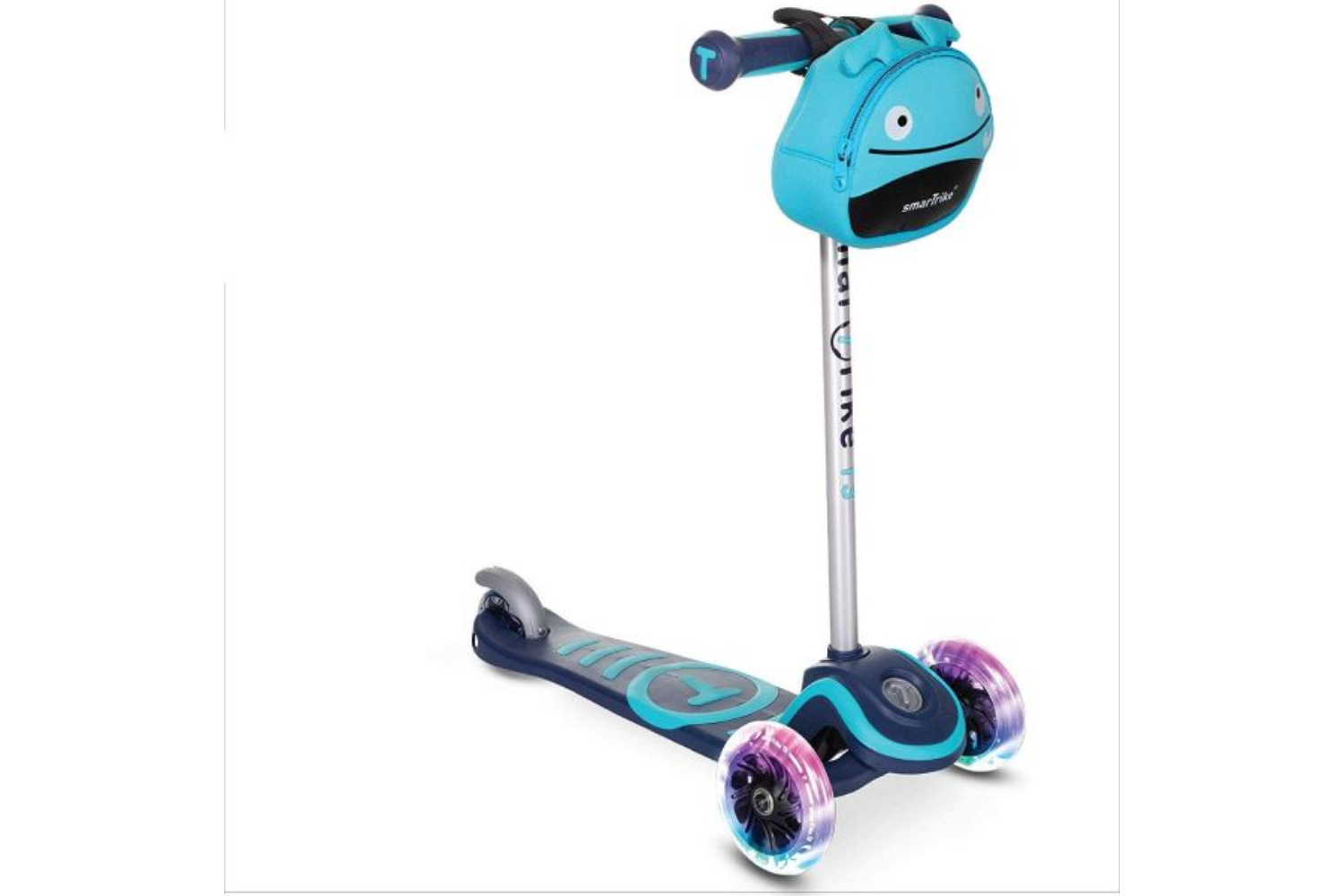 Smartrike T3 with Safety Gear Scooter | Blue