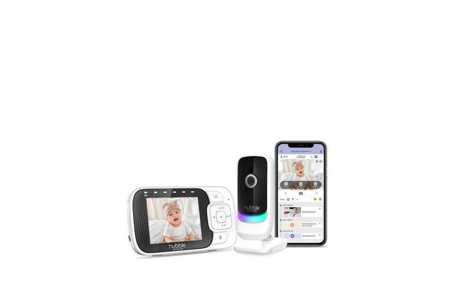 Hubble Nursery Pal Essentials Smart Baby Monitor With Fixed Camera