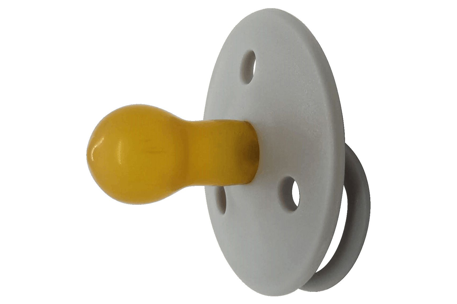 Mininor Round  Latex Soother | 0m+ | Grey