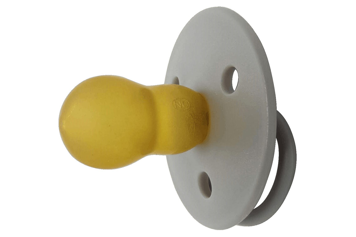Mininor Round  Latex Soother | 6m | Grey