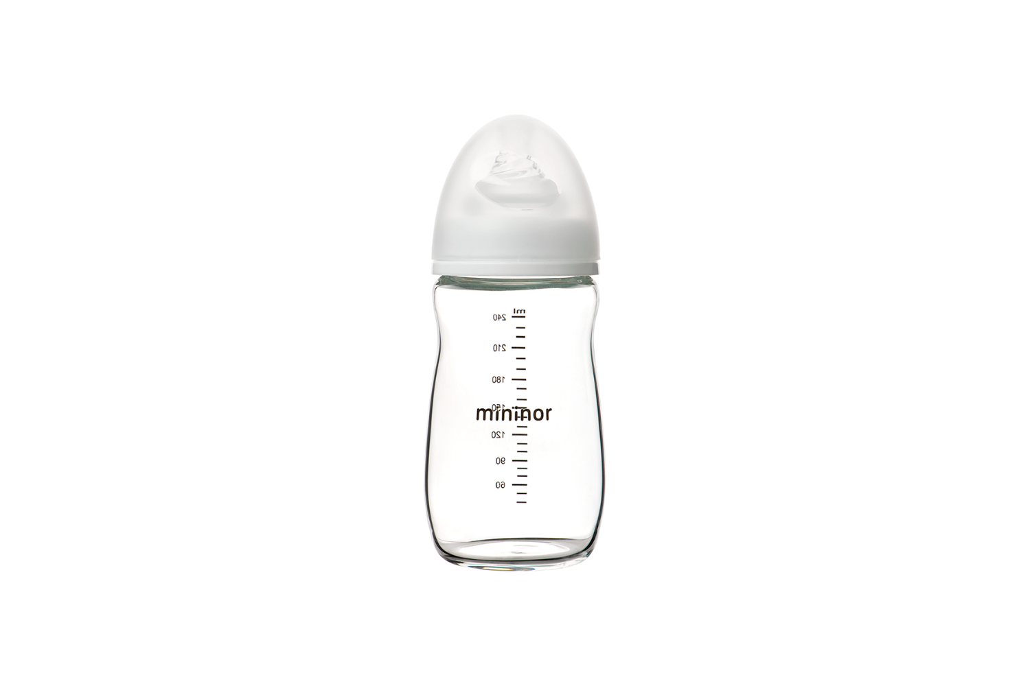 Mininor Glass Feeding Bottle | 240ml