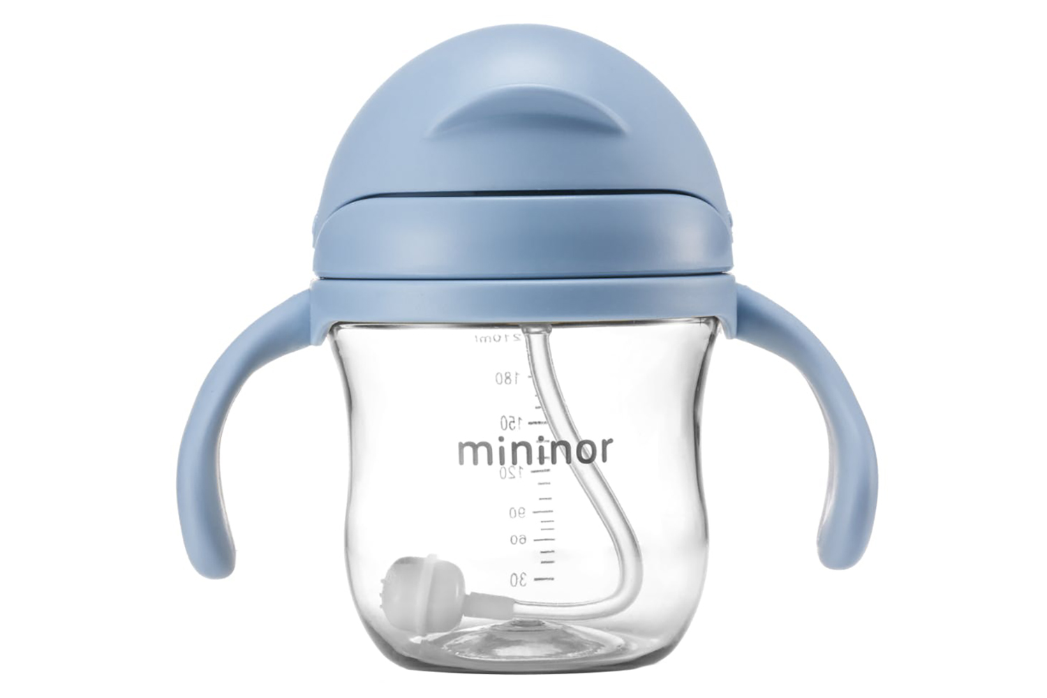 Mininor Straw Bottle | 220ml | Blue