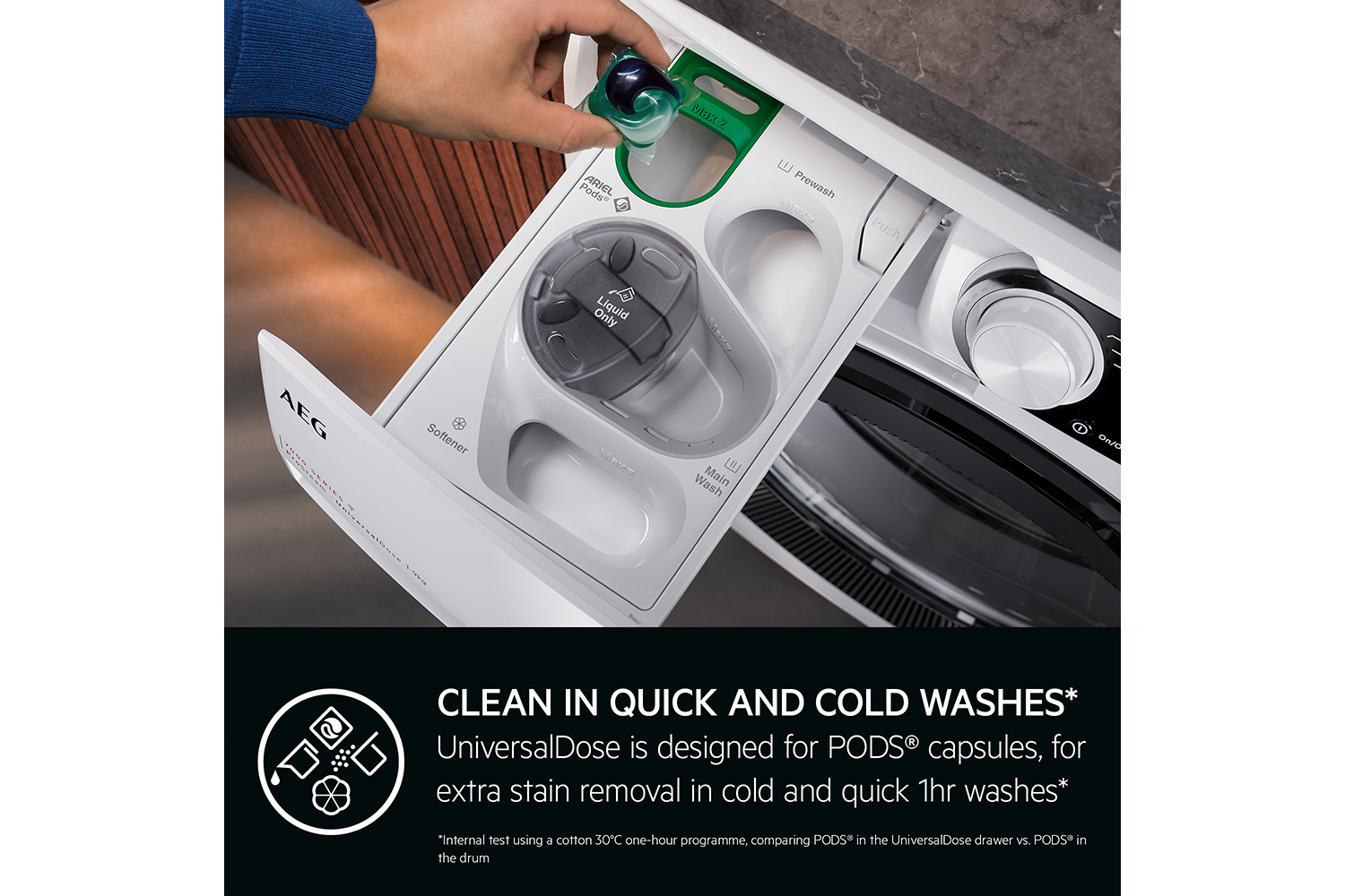 AEG 8000 Series 10kg Freestanding Washing Machine LFR84146UC Ireland