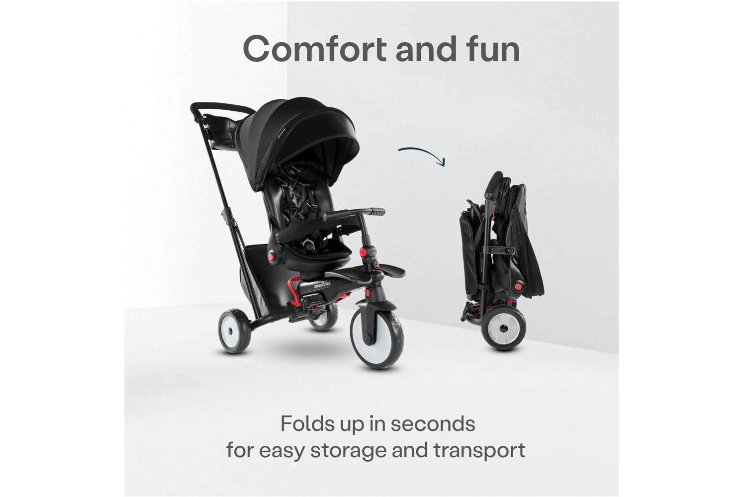 Smart Trike Trike From Months Smartrike Str7 Folding Stroller Trike