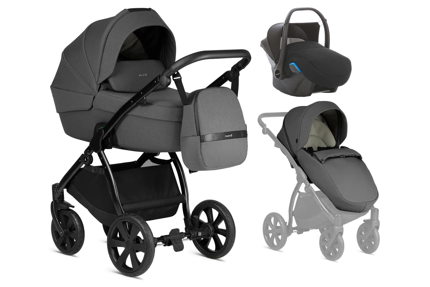 Noordi 3IN1 Luno All Trails 3-in-1 Travel System | Ocean Wave