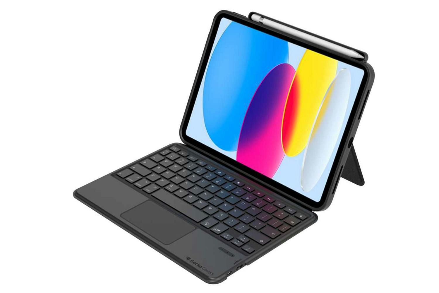 Gecko Apple iPad 10.9" Bluetooth Tablet Keyboard Case (2022) | Dark Grey