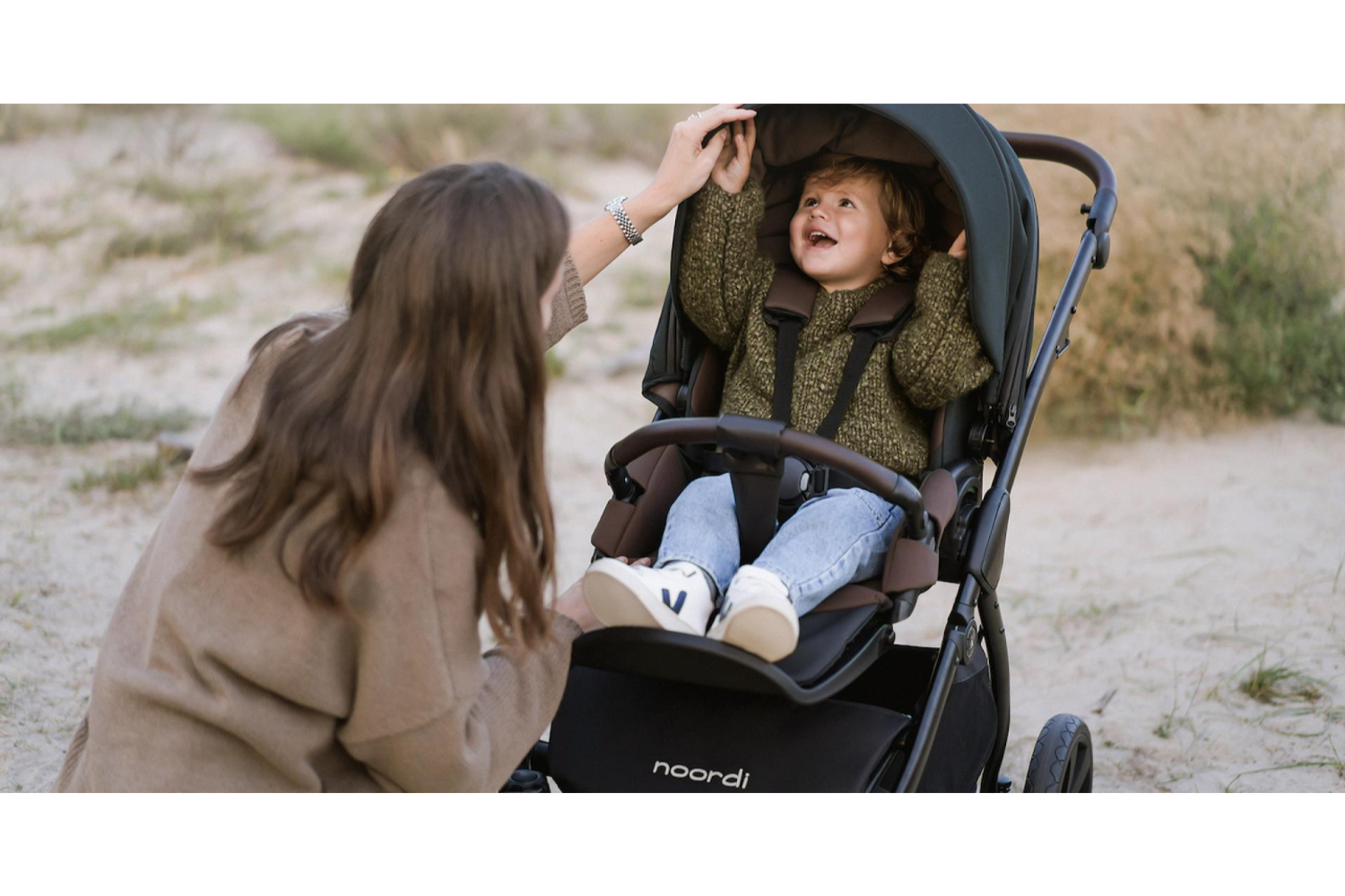 Noordi Luno All Trails 2-in-1 Travel System | Moon Rock