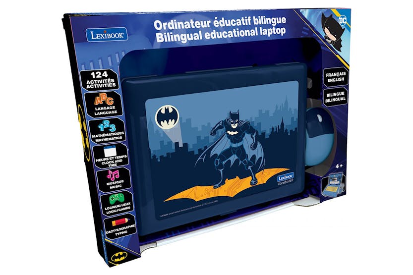 Lexibook JC598BATi1 Batman Educational and Bilingual Laptop French/English