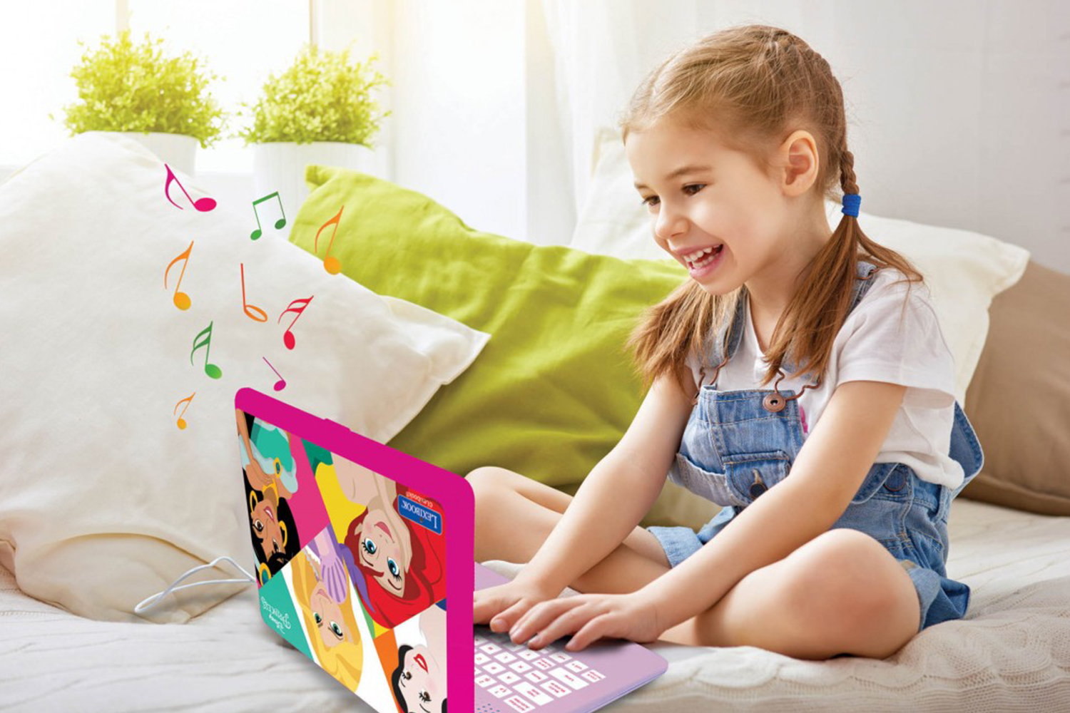 Lexibook JC598DPi1 Disney Princesses Educational and Bilingual Laptop French/English with 124 Activities