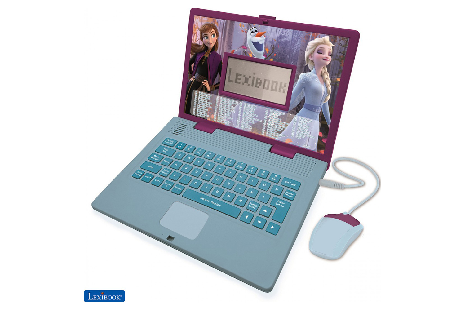 Lexibook JC598FZi1 Disney Frozen 2 Educational and Bilingual Laptop French/English