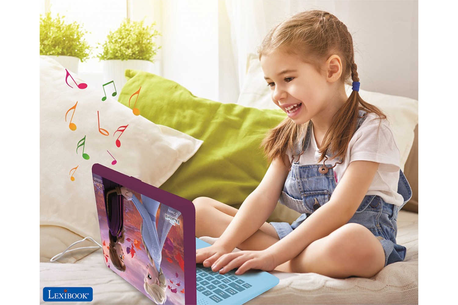 Lexibook JC598FZi1 Disney Frozen 2 Educational and Bilingual Laptop French/English