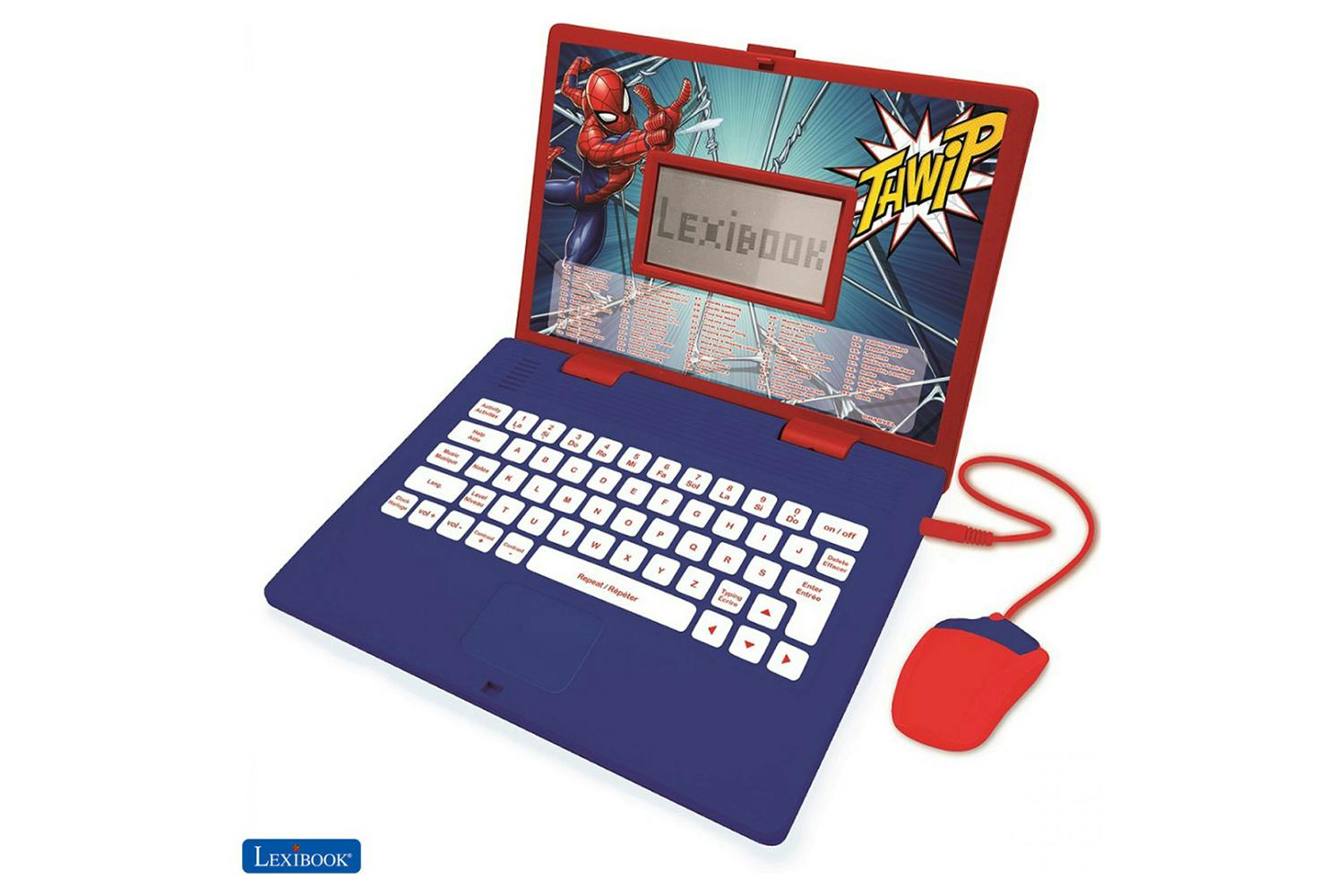 Lexibook JC598SPi1 Disney Marvel Spider-Man Educational and Bilingual Laptop French/English