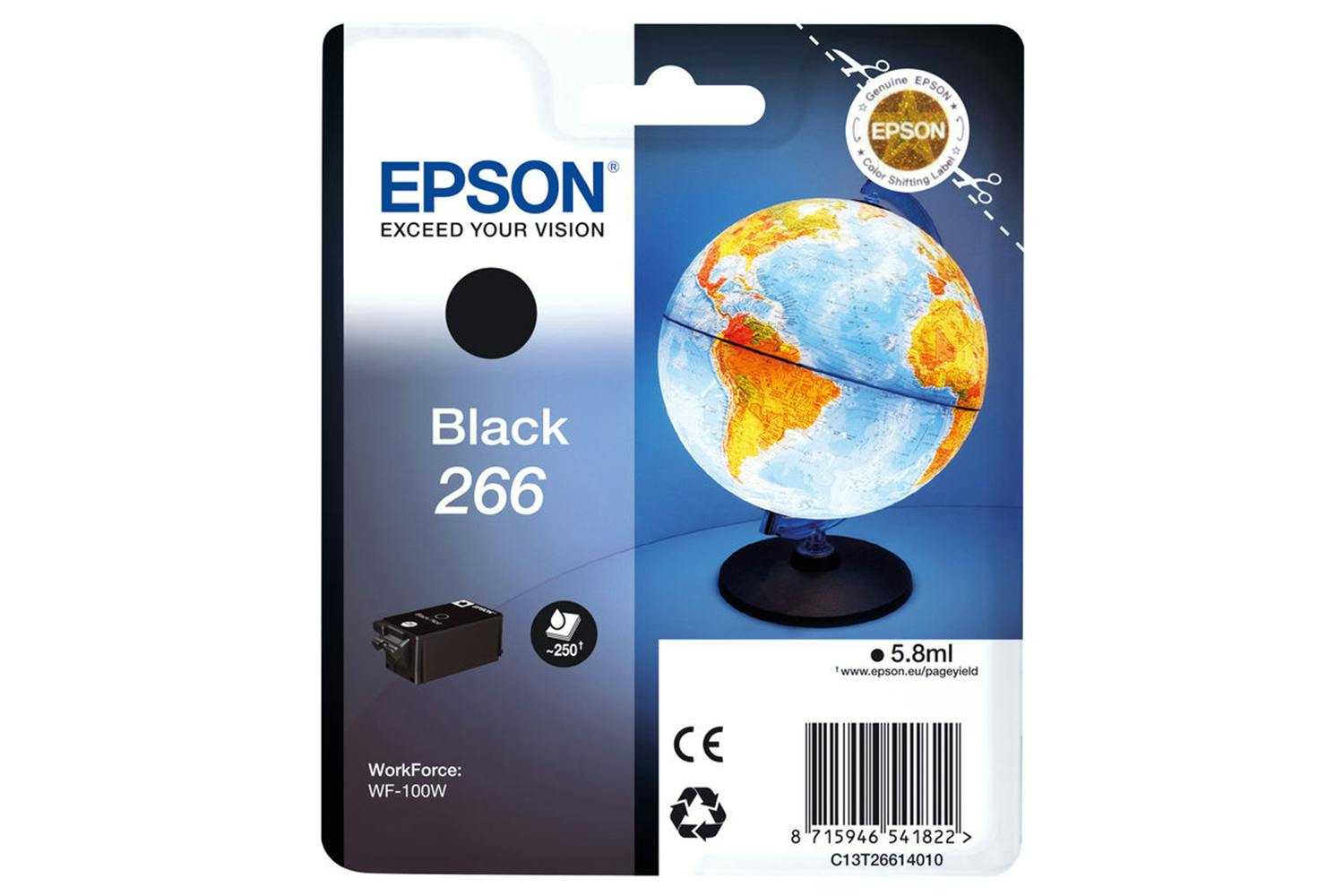 Epson 266 Globe Ink Cartridge | Black