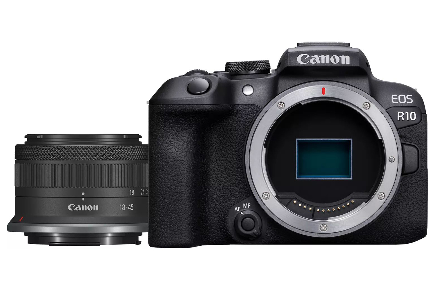 Canon EOS R10 Mirrorless Camera with RF-S 18-45mm Lens | Black