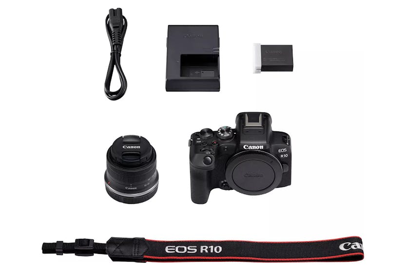 Canon EOS R10 Mirrorless Camera with RF-S 18-45mm Lens | Black