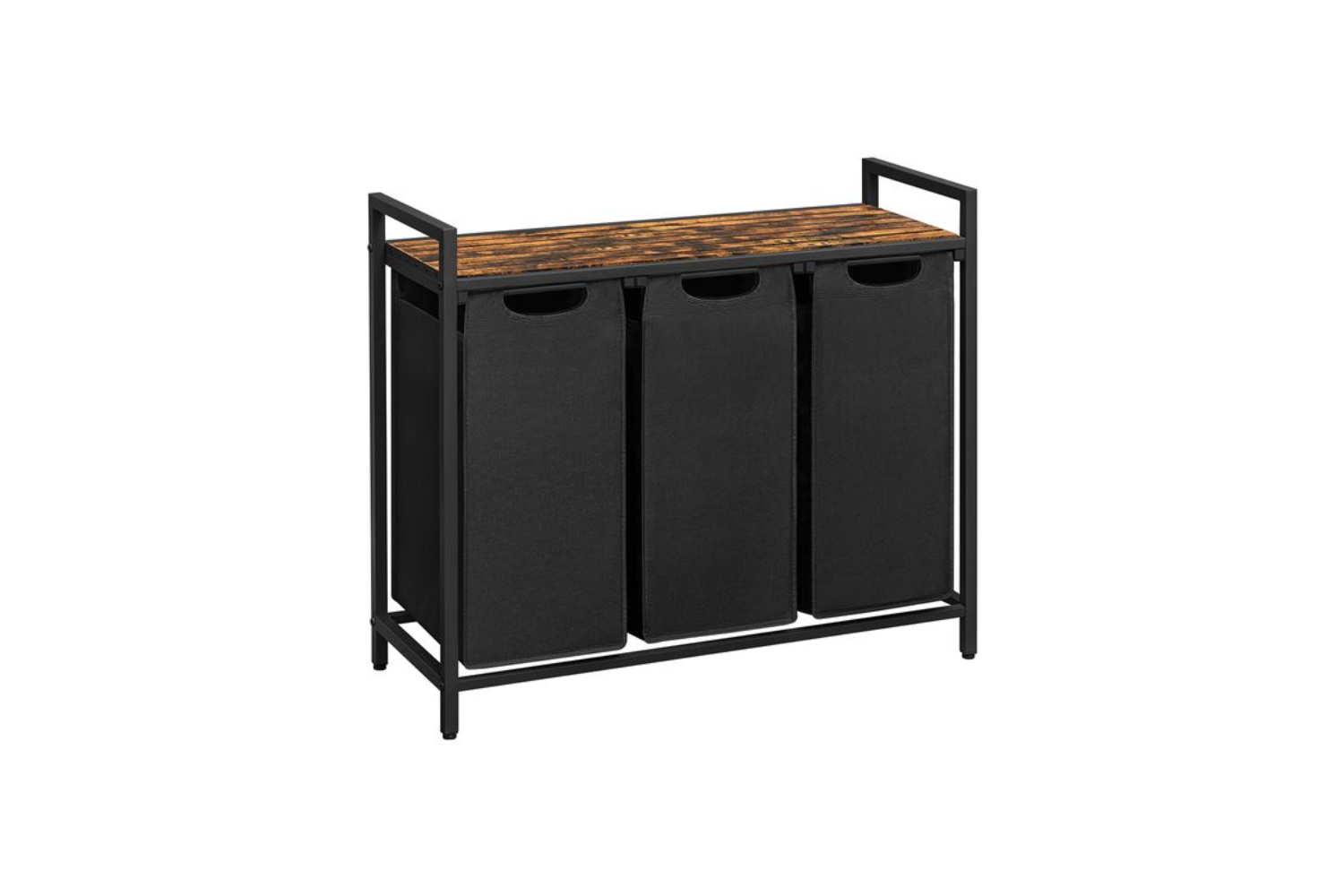 Vasagle BLH301B01 Laundry Basket with 3 Compartments