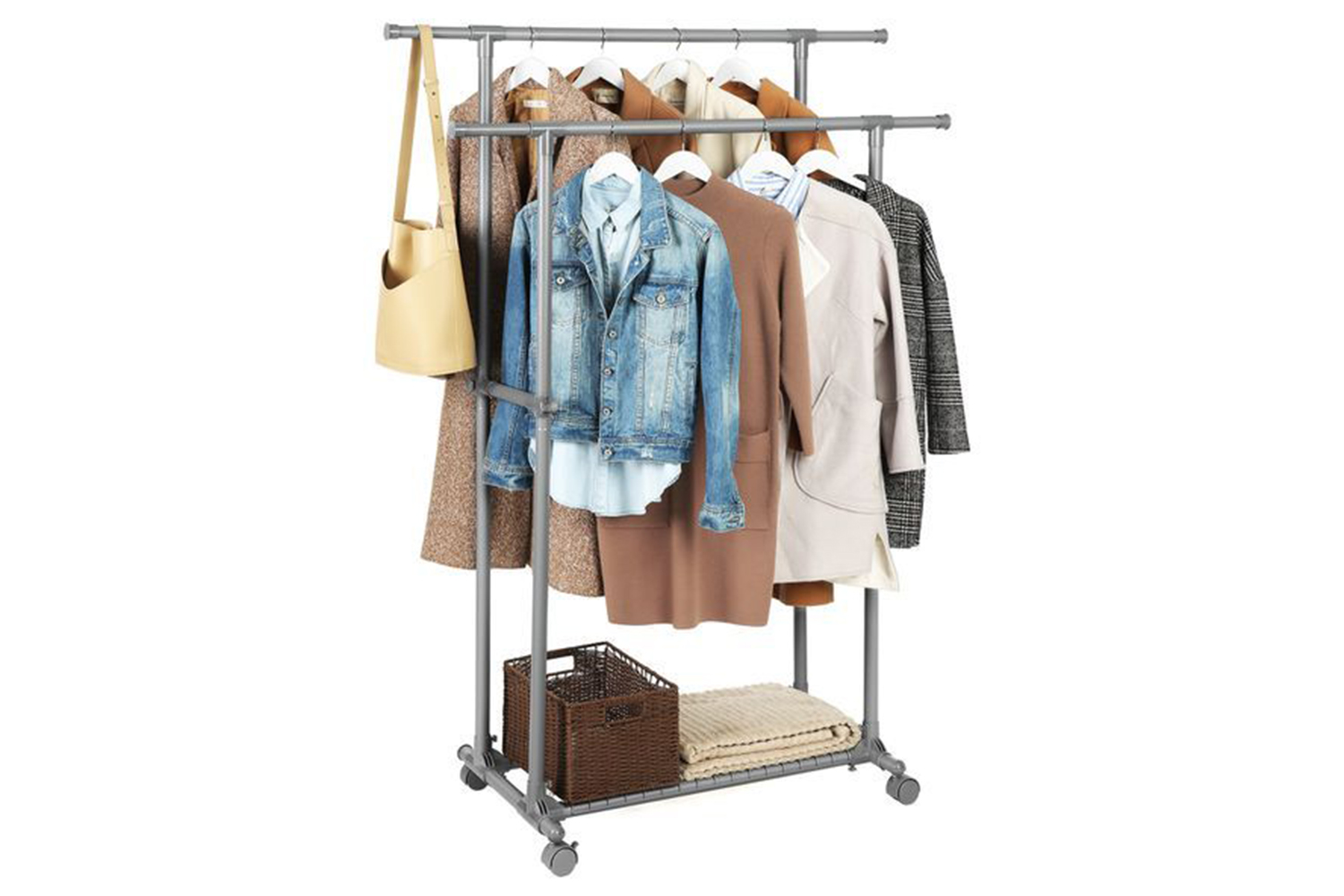 Songmics LLR13GY Coat Rack on Castors | Grey