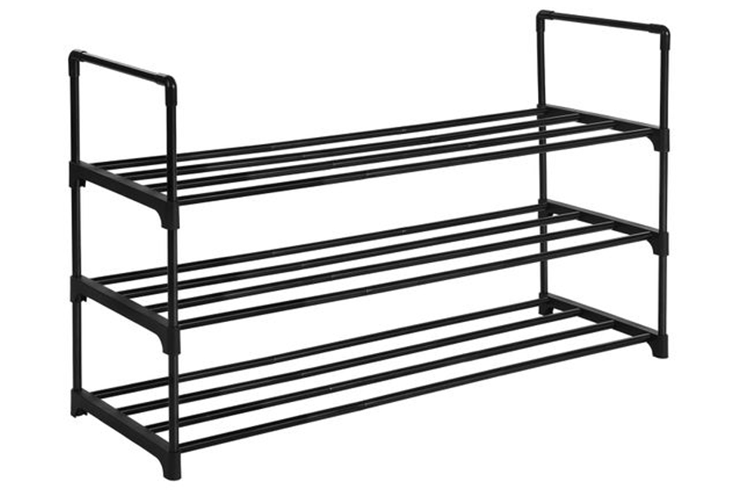 Songmics LSA303B02 Shoe Rack with 3 Shelves | Black