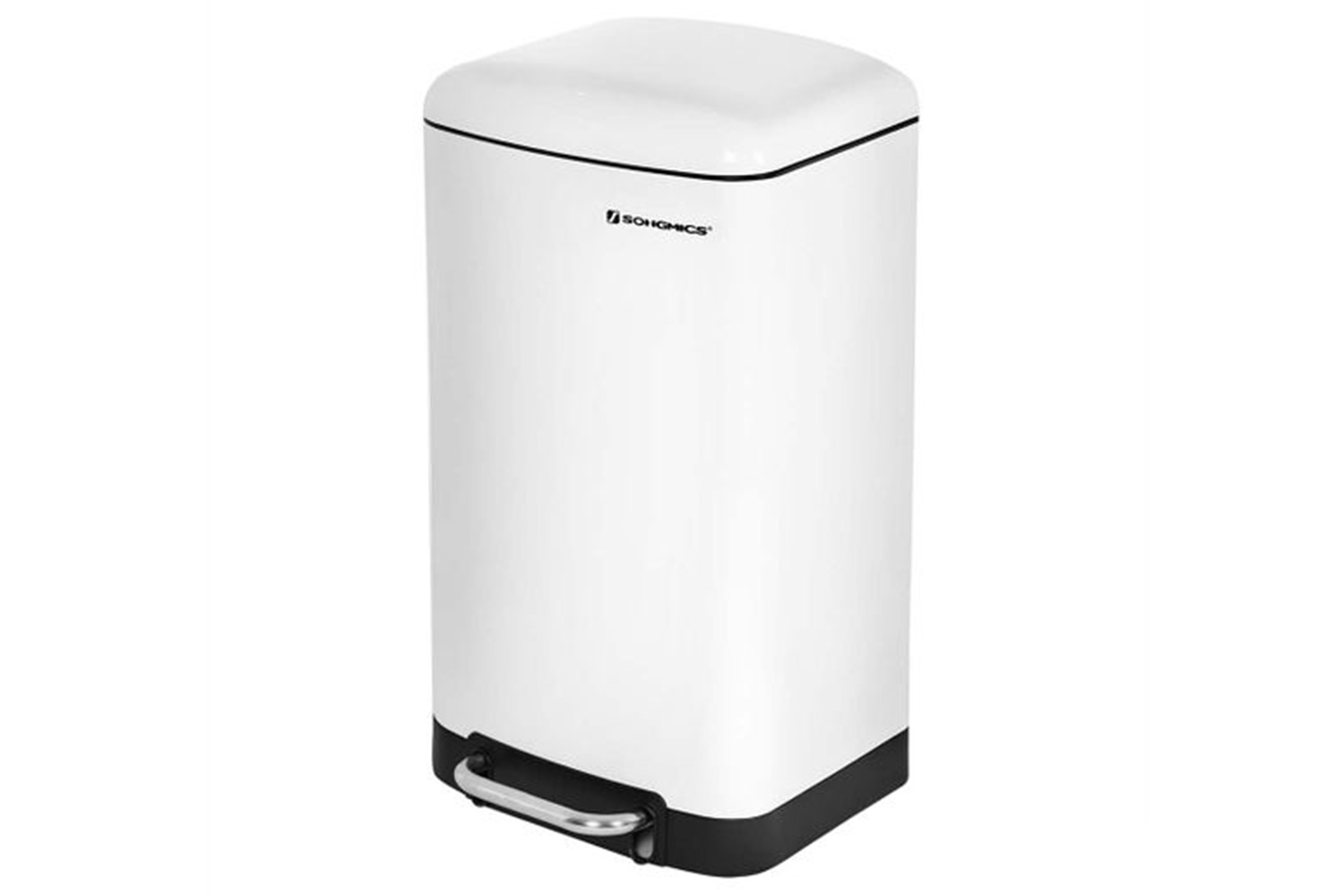Songmics LTB01W Rubbish Bin 30 L | White