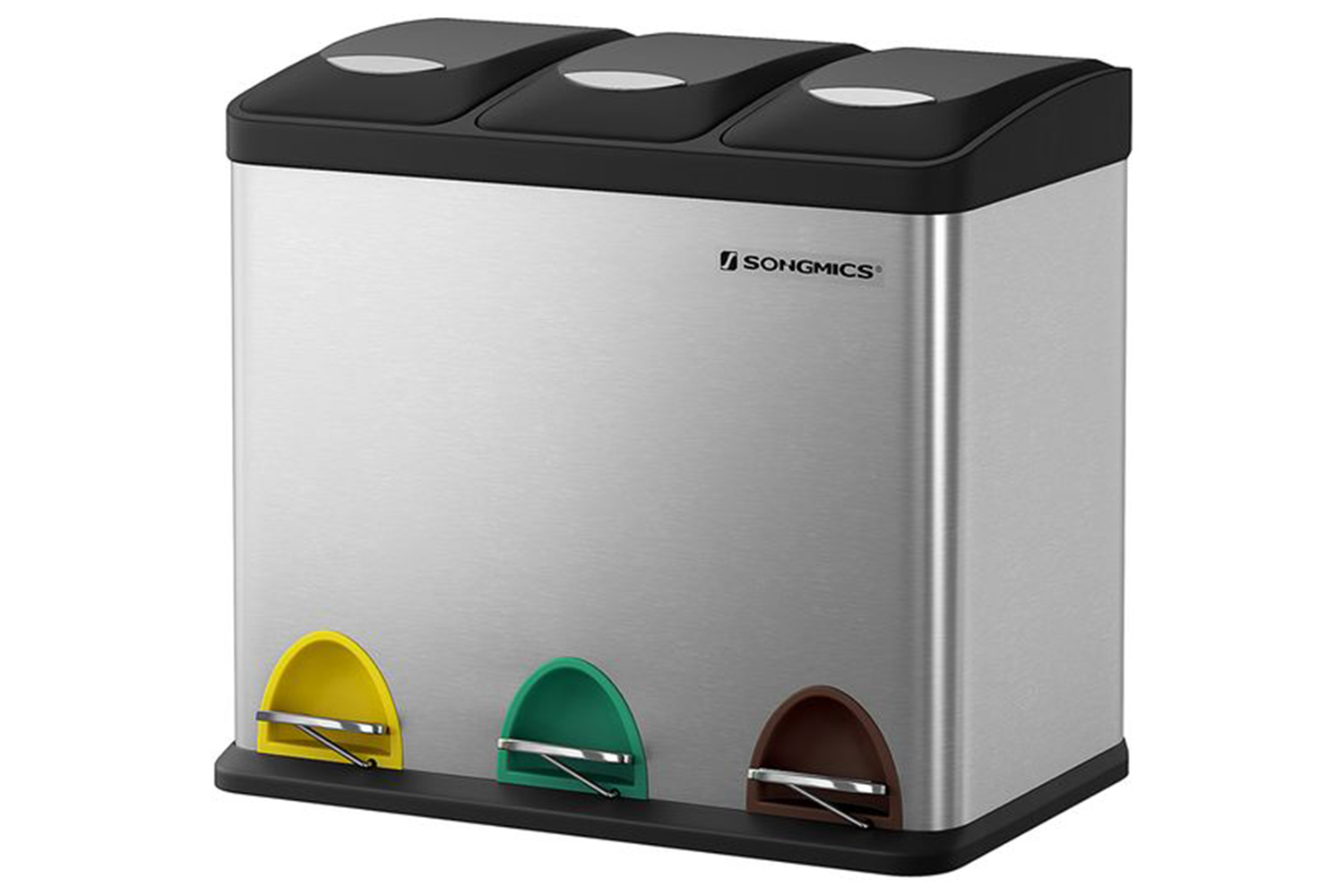 Songmics LTB24L Waste Separator Bin 24 Liters