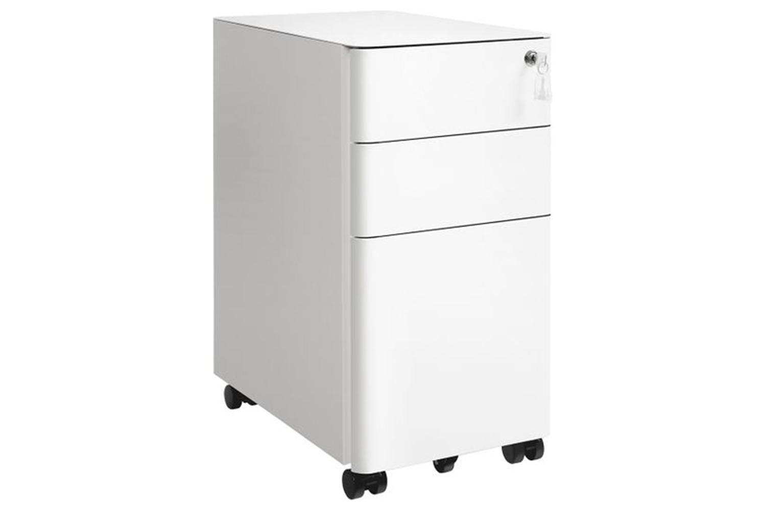 Songmics OFC030W01 Office Cabinet with Wheels and Lock