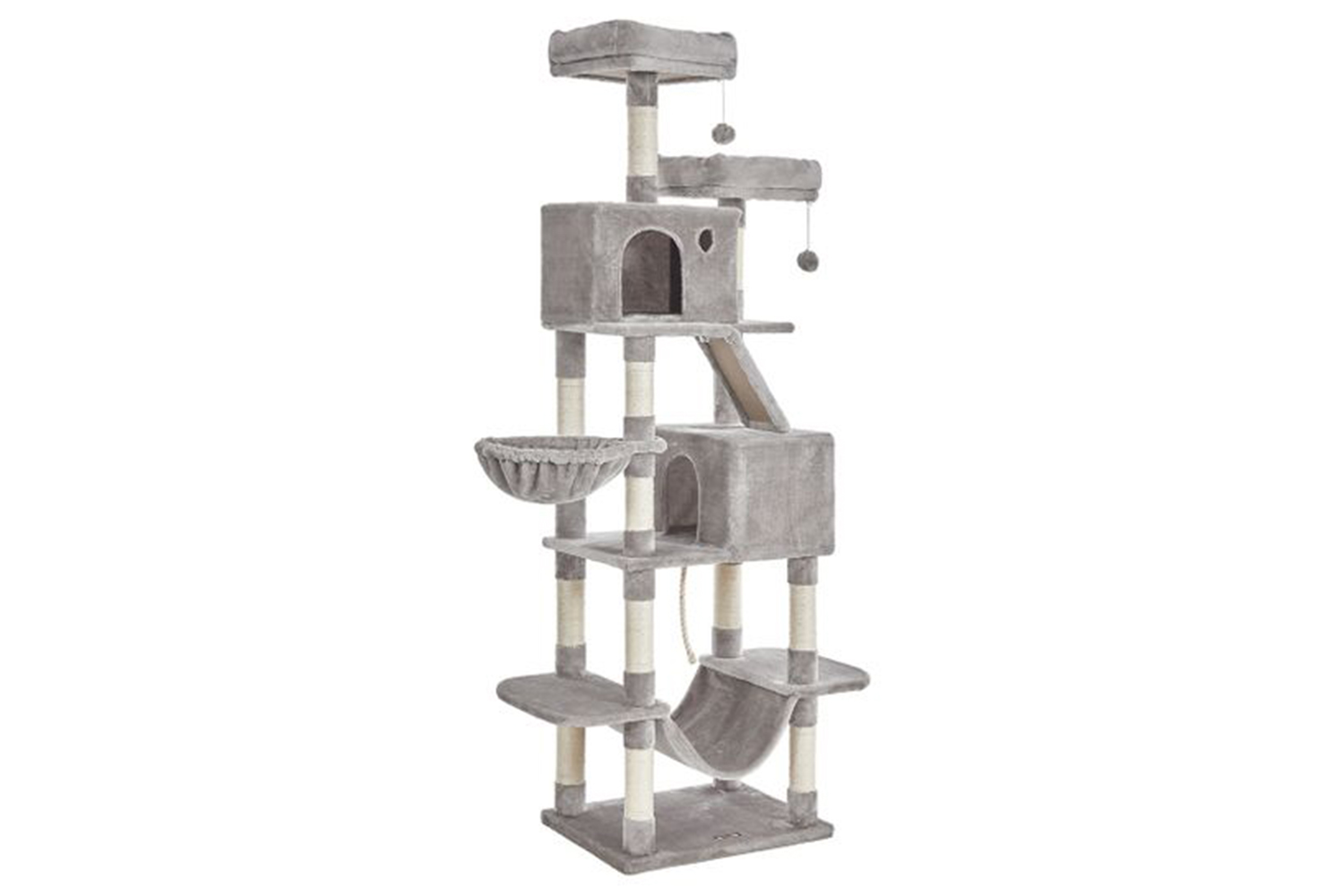 Feandrea PCT190W01 Scratching Post Cat Tree | Light Grey