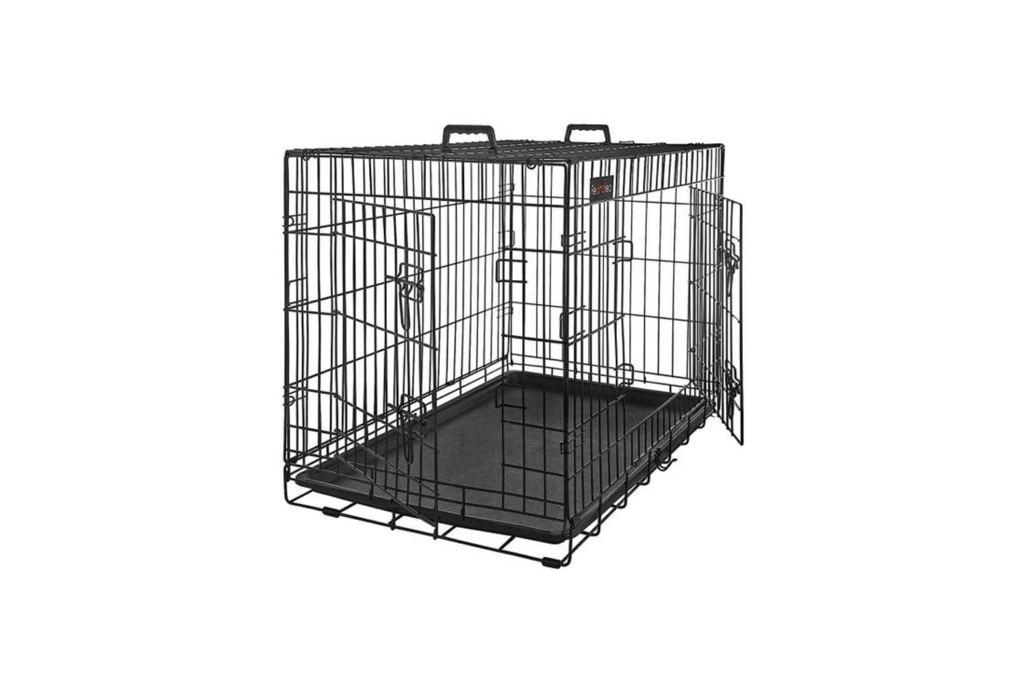 Feandrea PPD48BK Dog Cage with 2 Doors