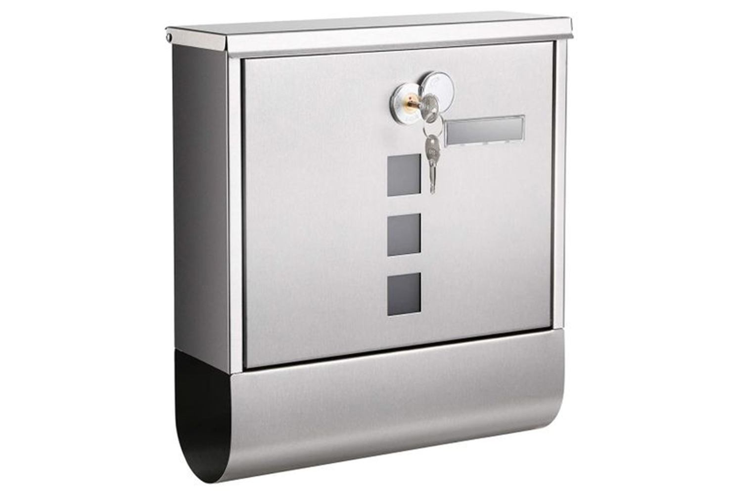 Songmics GMB020S02 Mail Box Made of Stainless Steel | Silver