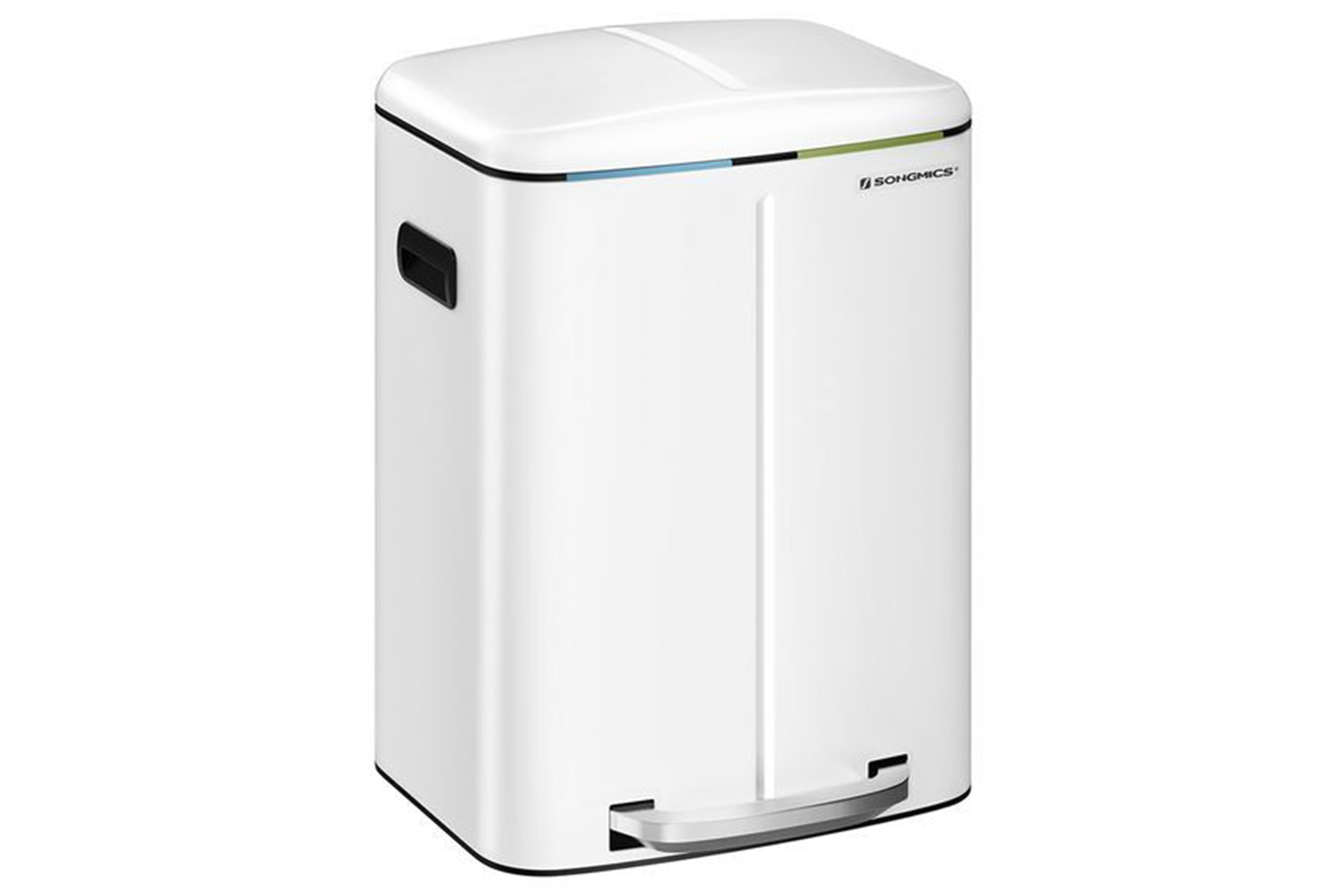 Songmics LTB40WT 40L Rubbish Bin | White