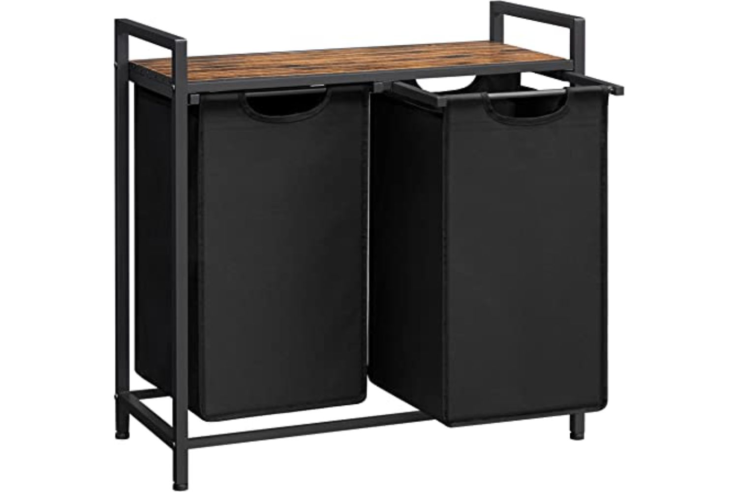 Vasagle BLH201B01 Laundry Basket with 2 Compartments