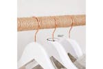 Songmics CRW001W01 Wooden Hangers | Set of 20 | White