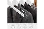Songmics CRW003WT20 Plain Brackets Coat Hangers | 20 Pieces | White
