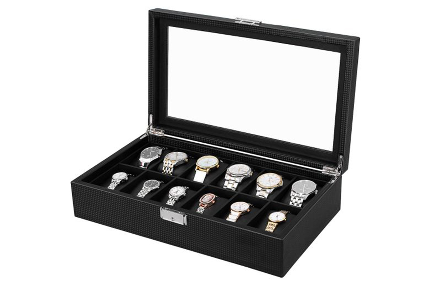 Mens leather watch box sale