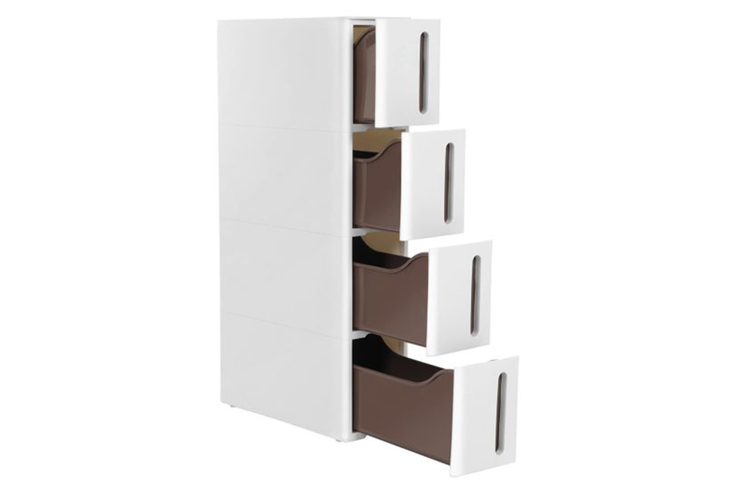 Songmics KFR08WT Niche Shelf with 4 Drawers