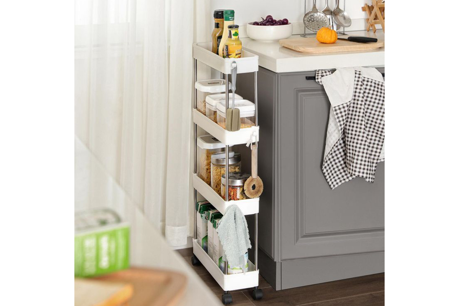 Songmics KSC08WT Niche Shelf on Castors