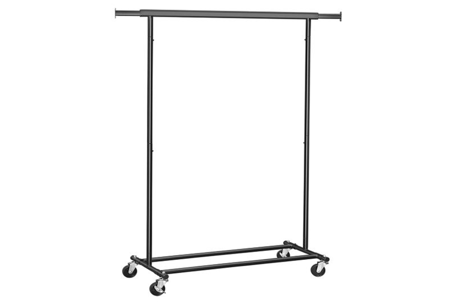 Songmics HSR13BKV1 Industrial Style Clothes Rack with Wheels