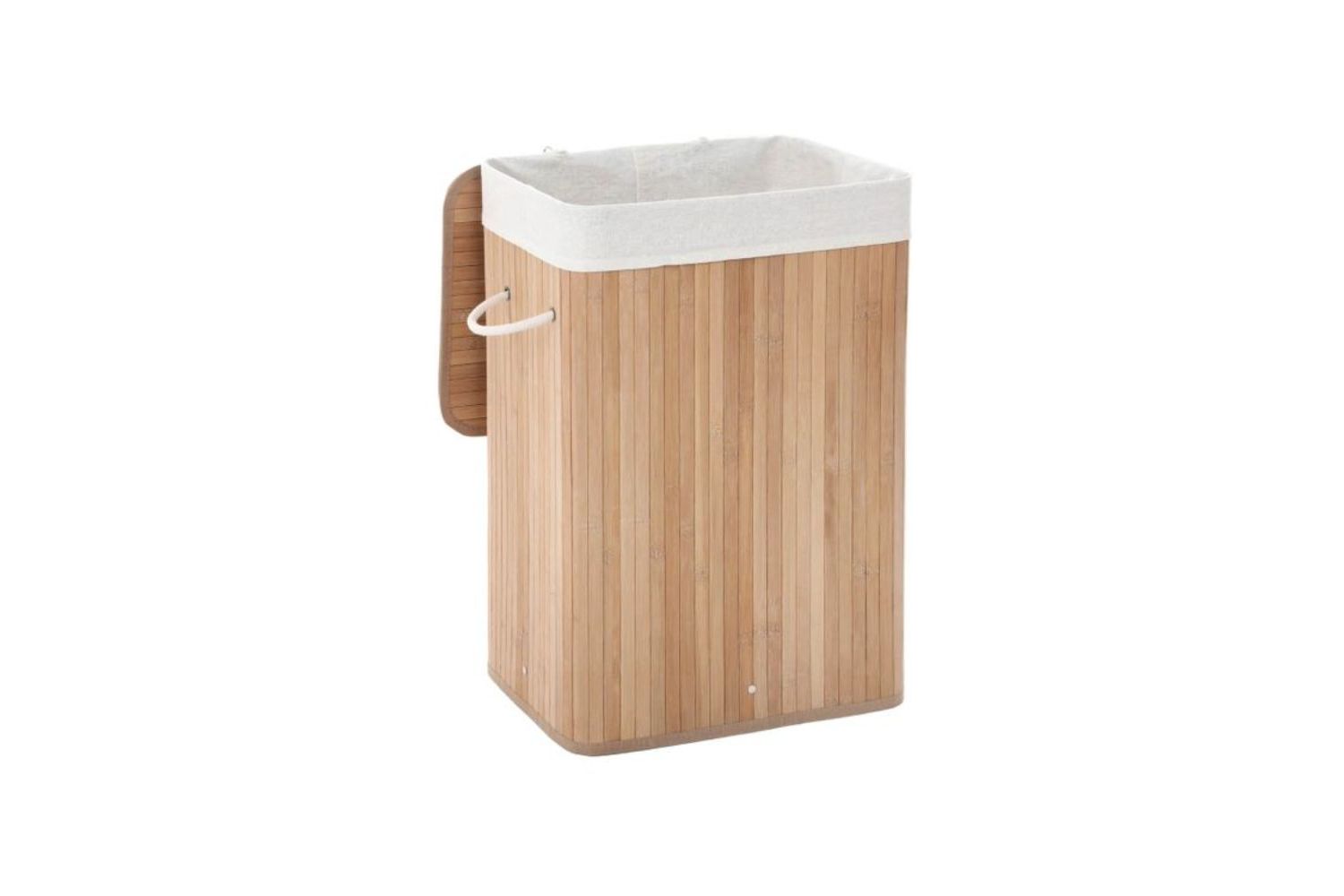 Songmics LCB10Y Laundry Bin Bamboo 72 L
