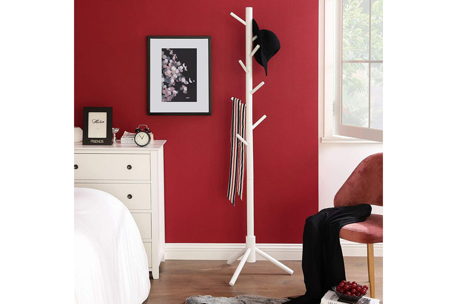 Vasagle RCR04WT Freestanding Clothes Rack