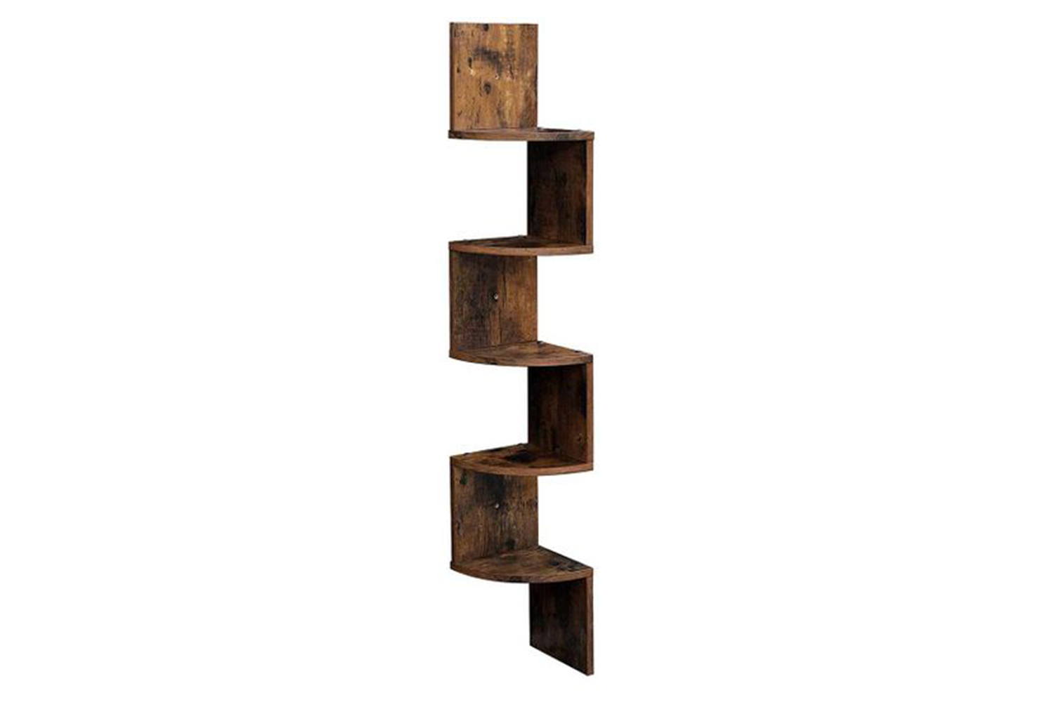Vasagle LBC20BX Floating Corner Shelf Wood Look
