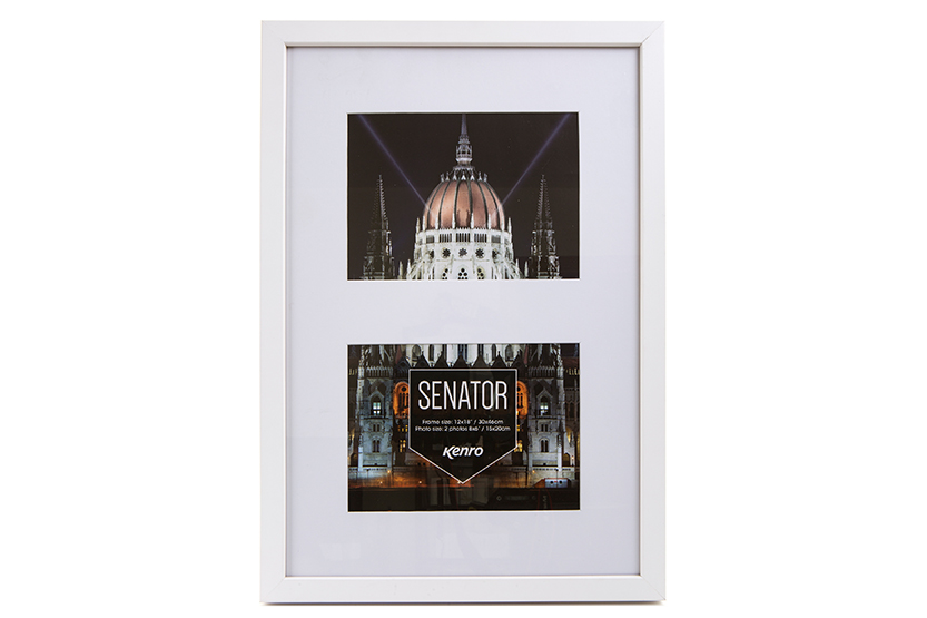 Kenro Senator 12x18" Wood Frame | White