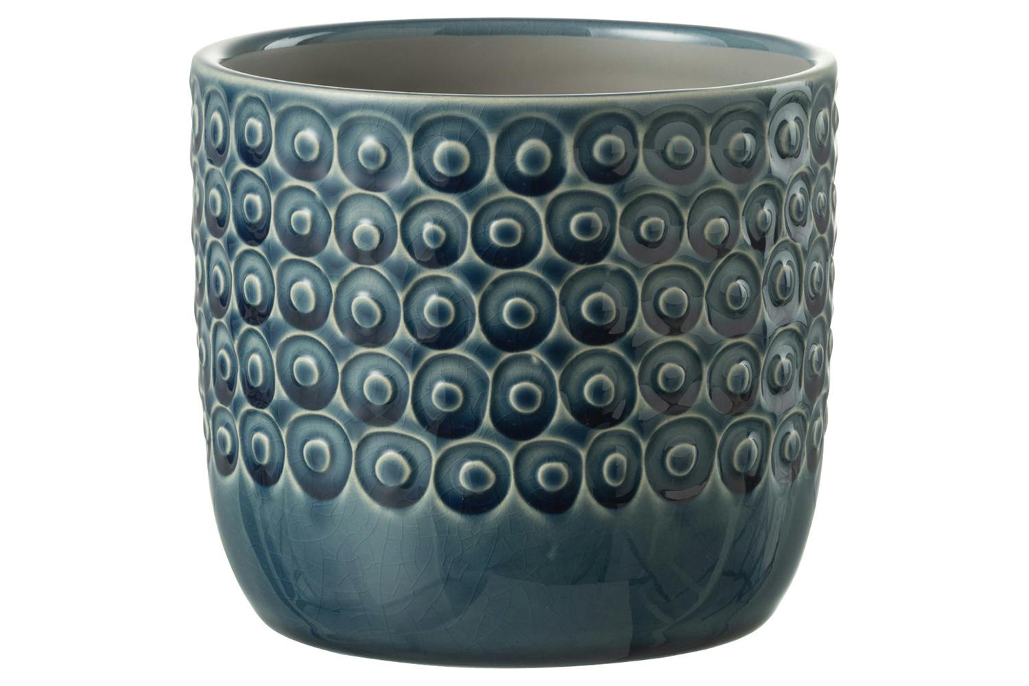 Flowerpot Ball | Ceramic | Blue | Small