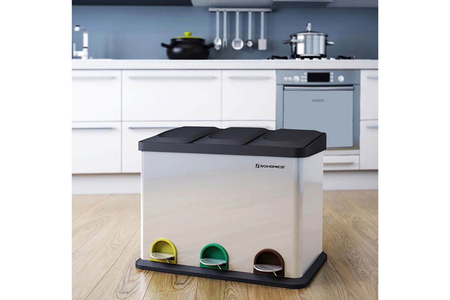 Songmics LTB45L 45 L Large Waste Separator