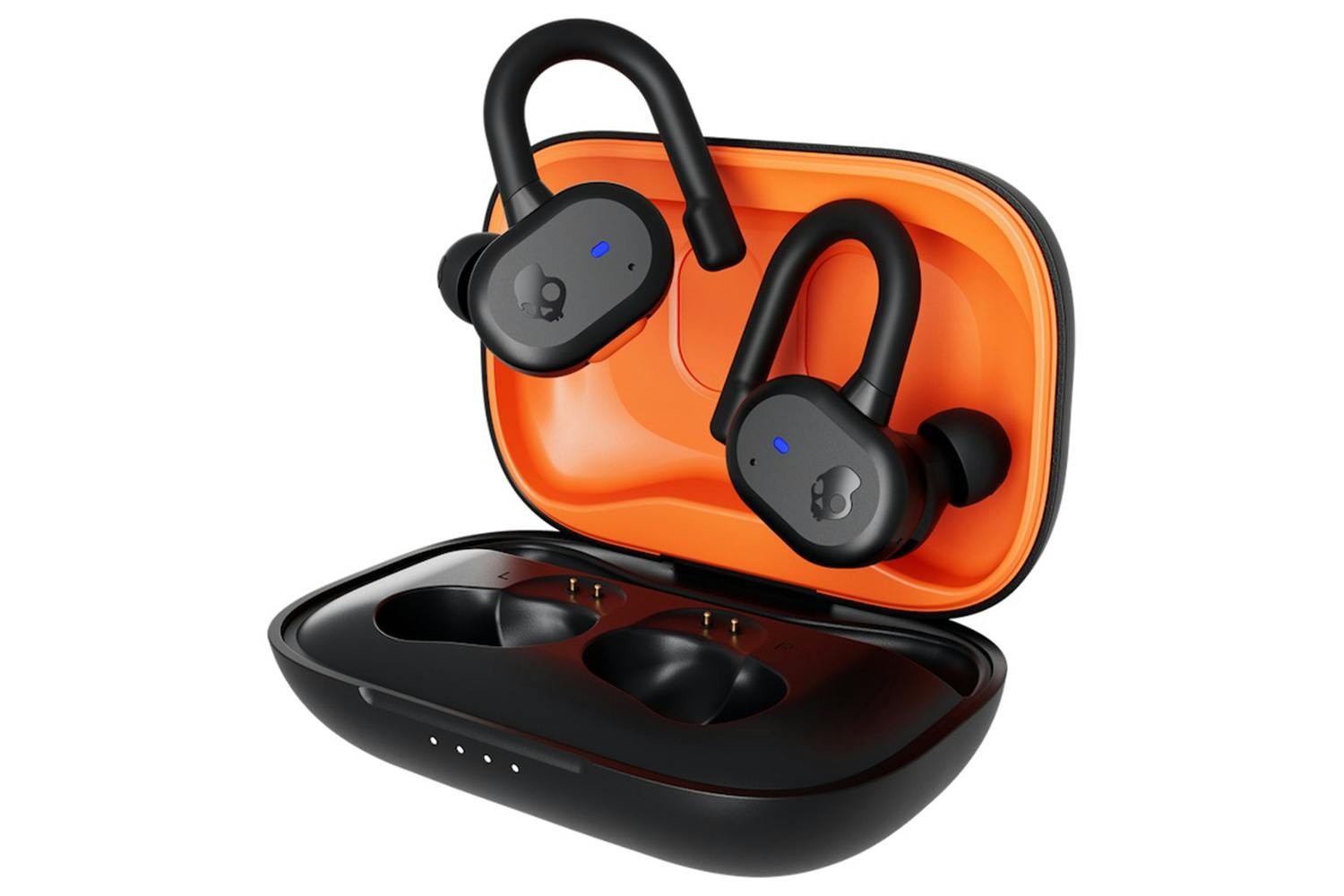 Skullcandy Push Active True Wireless In-Ear Earbuds | Black/Orange