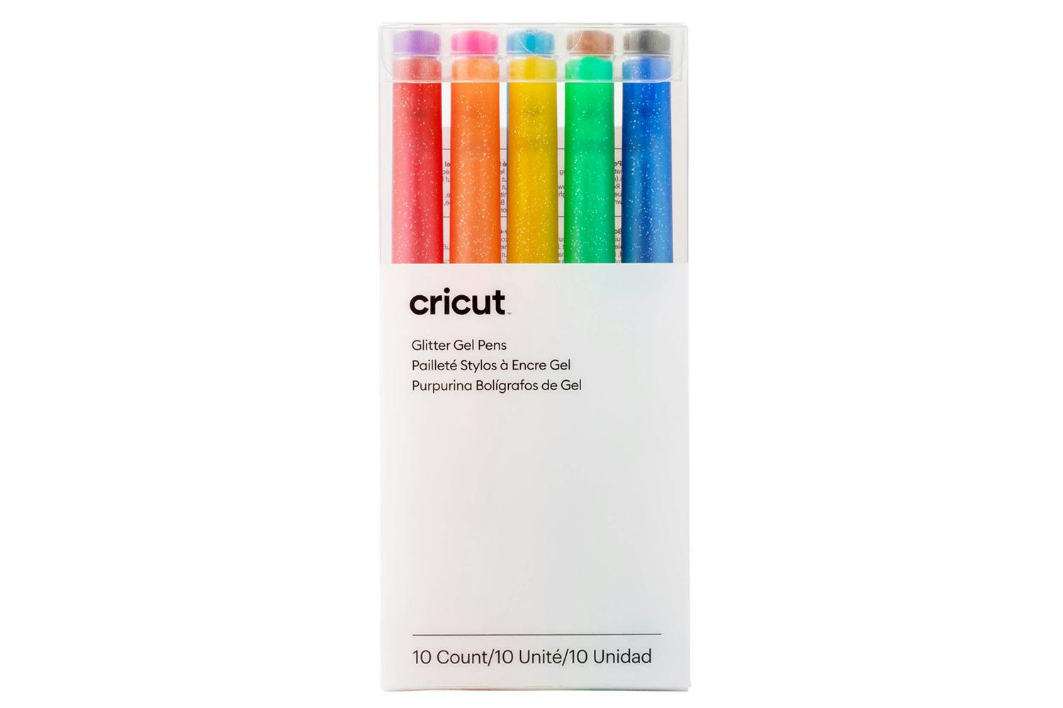Cricut Rainbow Glitter Gel Pen | Pack 10