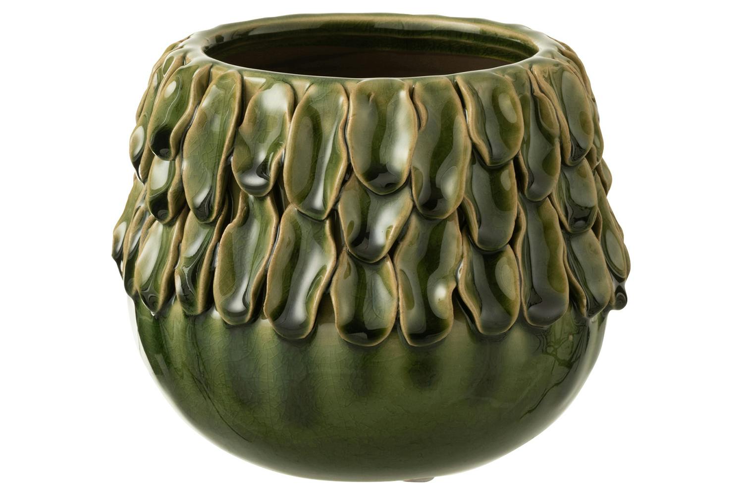 Flowerpot Tropical | Ceramic | Green | Large