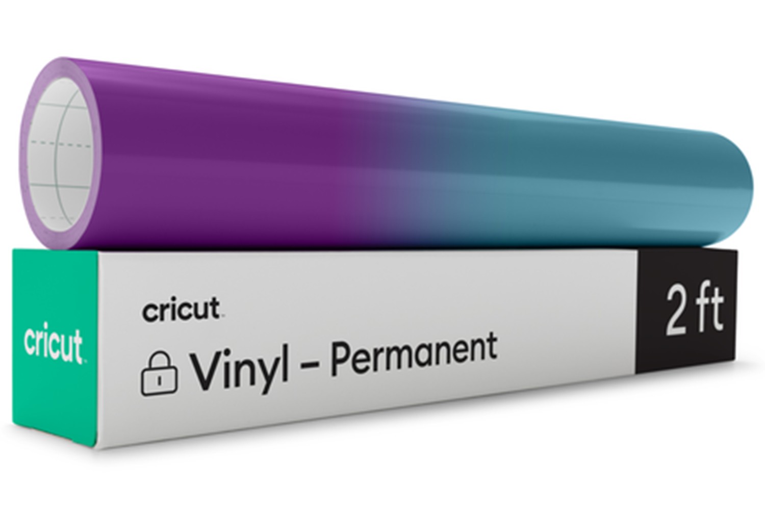 Cricut 2&#039; Heat-Activated Color Changing Vinyl | Purple/Turquoise