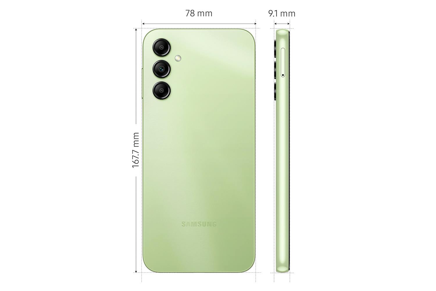 Samsung Galaxy A14, 4GB, 64GB, 5G, Light Green
