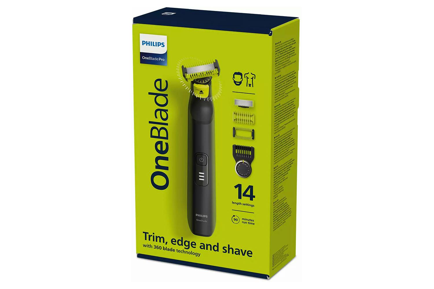 Philips OneBlade Pro 360 Face and Body Shaver, QP6541/15